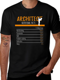 Architect Nutritional Facts Black T-Shirt