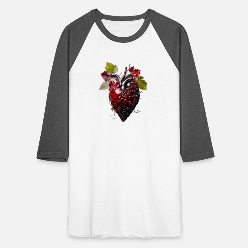 3D Vineyard Heart Art: Wine & Grapes Illustration