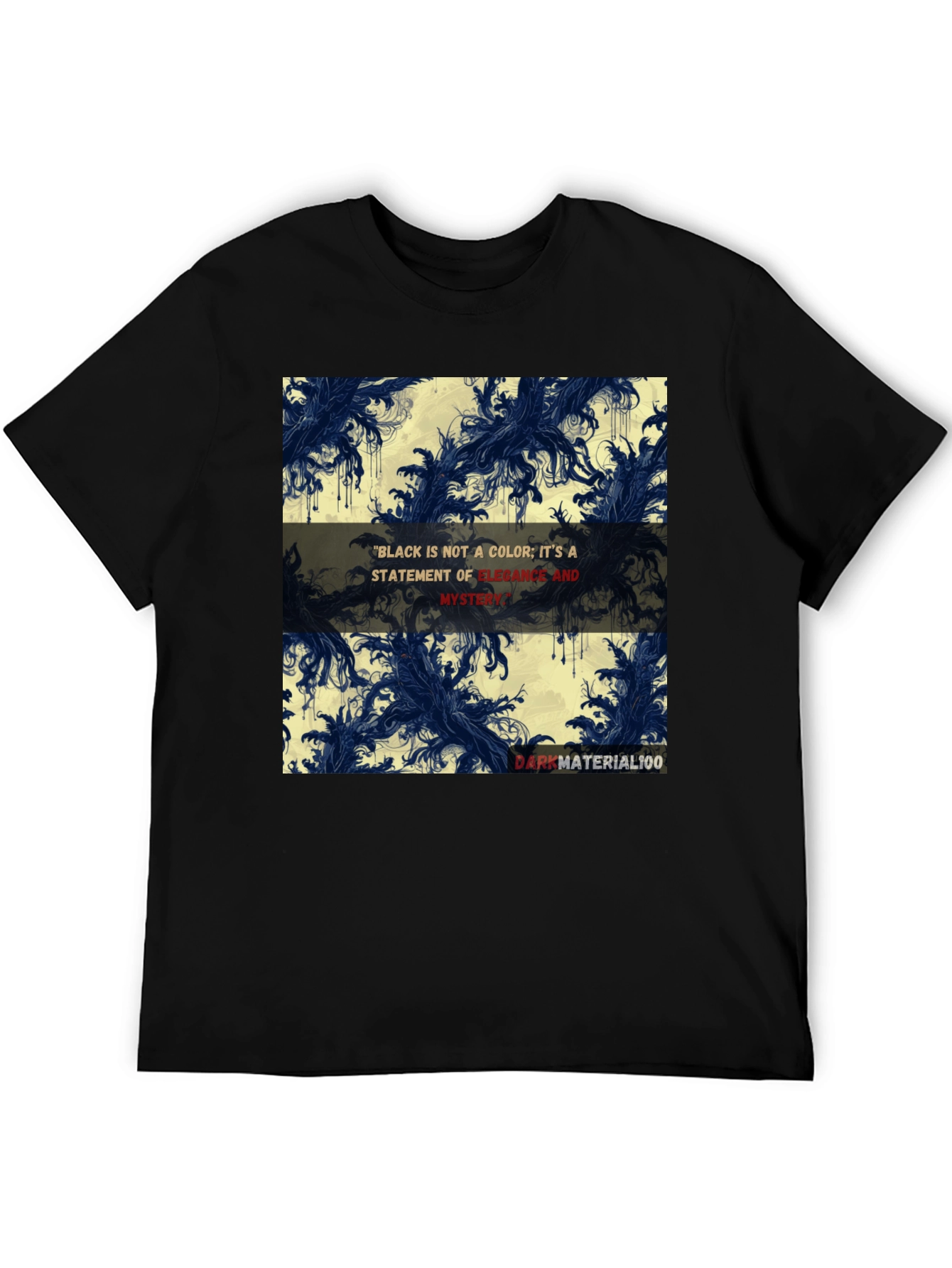 Elegant Black Graphic T-Shirt