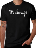 Makeup Graphic T-Shirt - Casual Style