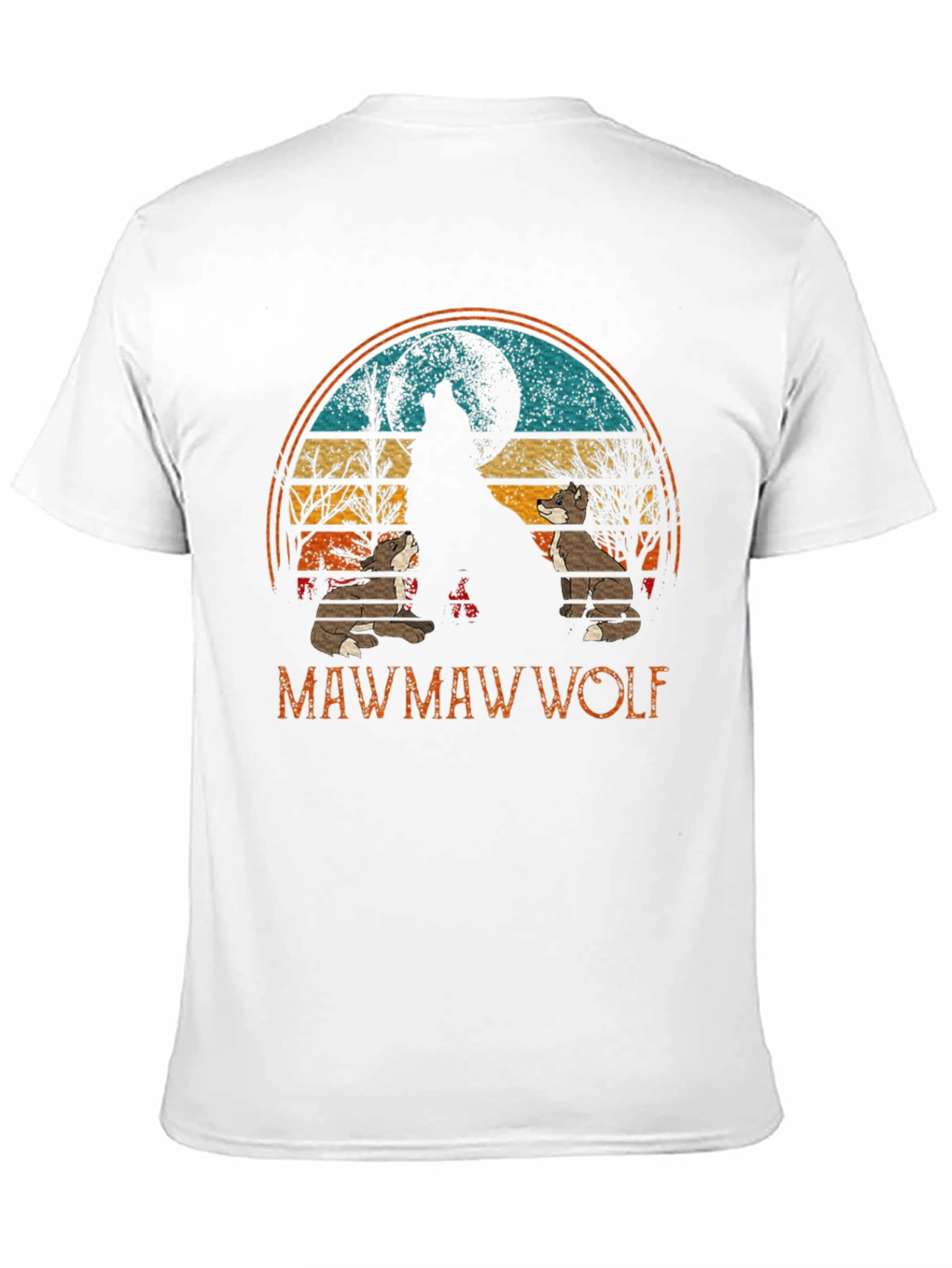 Mawmaw Wolf Graphic Tee - Black