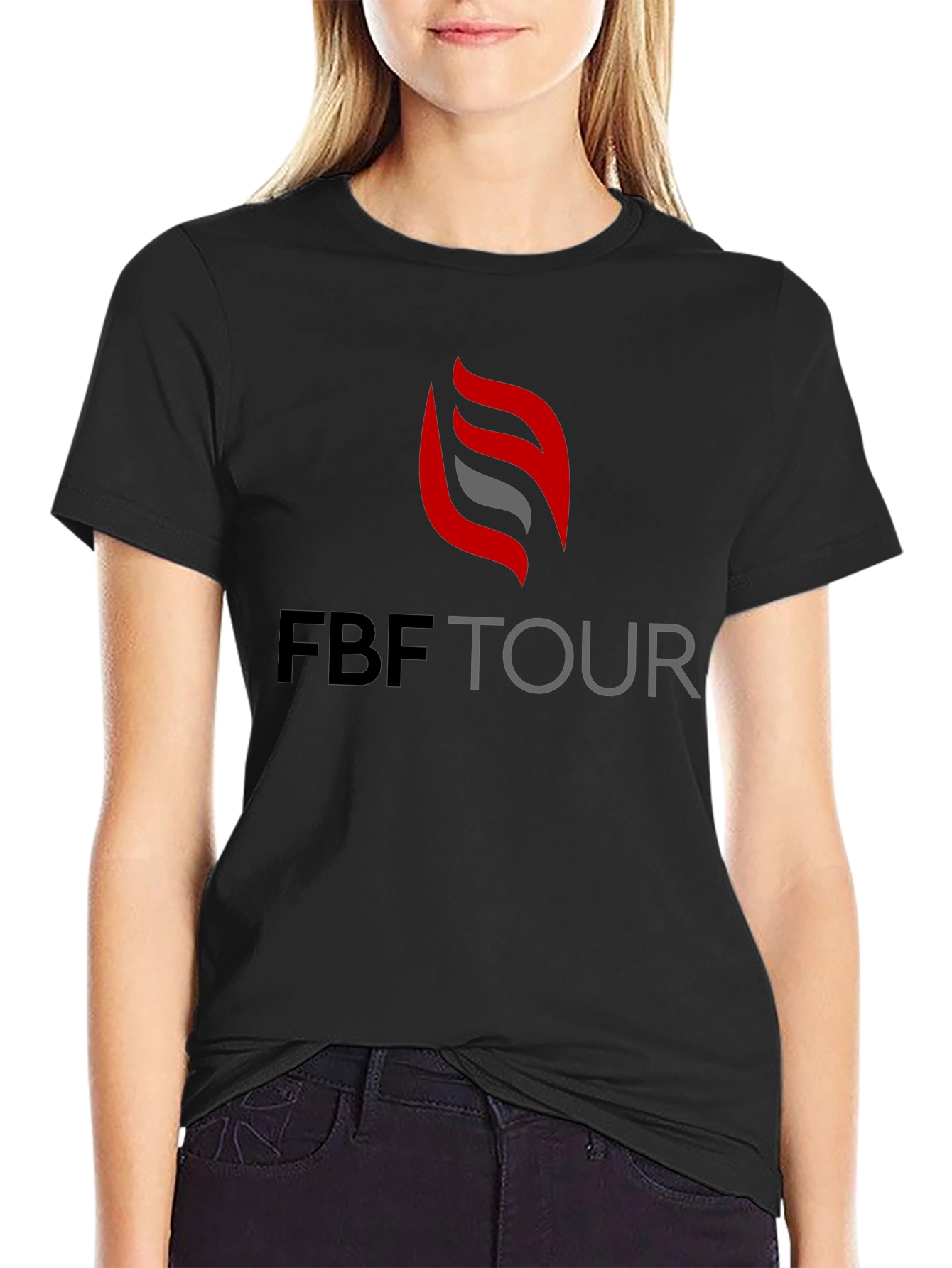 FBF Tour Black T-Shirt - Stylish Mens Tee