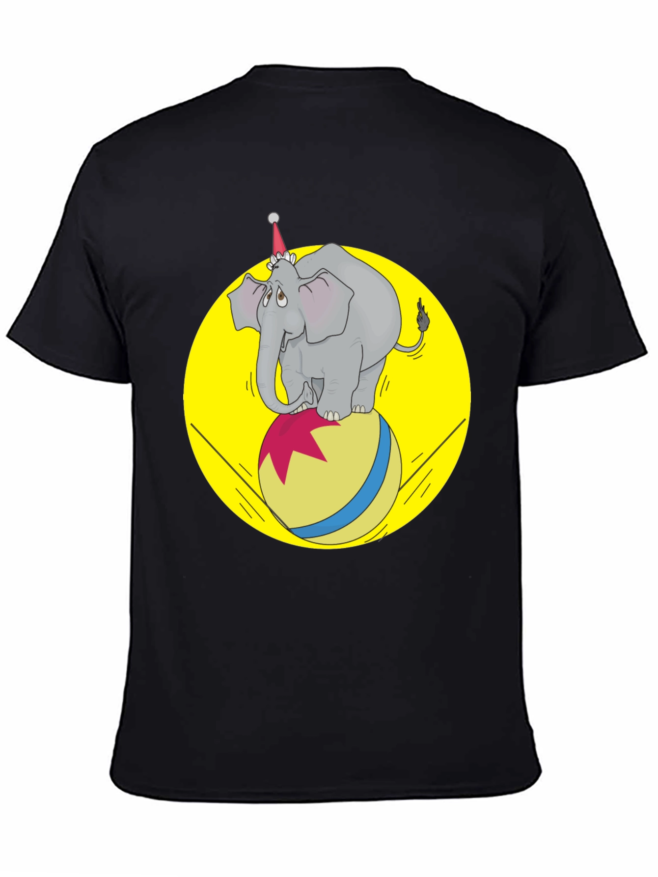 Circus Elephant T-Shirt - Novelty Graphic Tee
