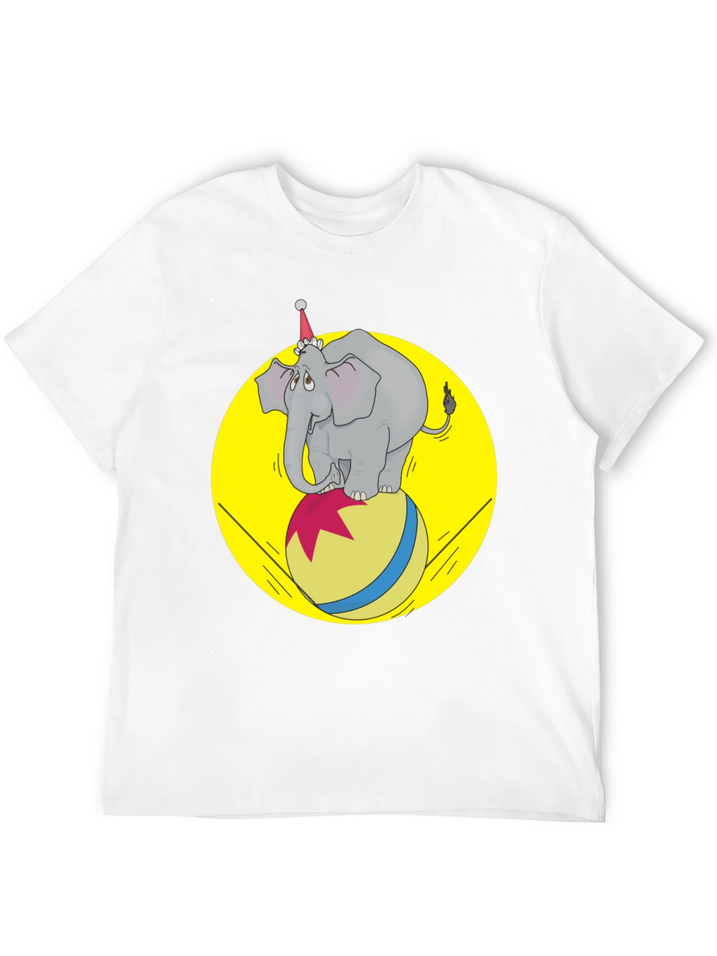 Circus Elephant T-Shirt - Novelty Graphic Tee