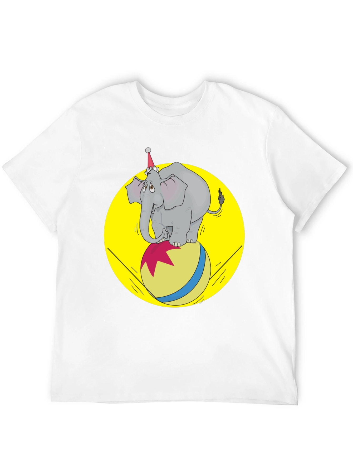 Circus Elephant T-Shirt - Novelty Graphic Tee