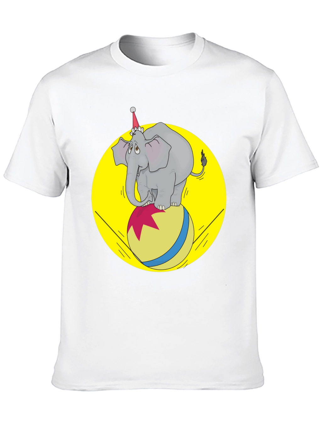 Circus Elephant T-Shirt - Novelty Graphic Tee