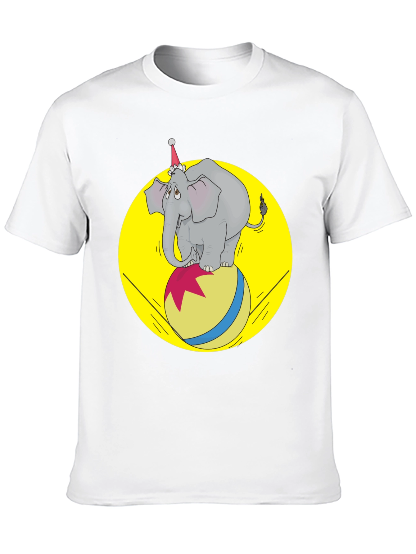 Circus Elephant T-Shirt - Novelty Graphic Tee