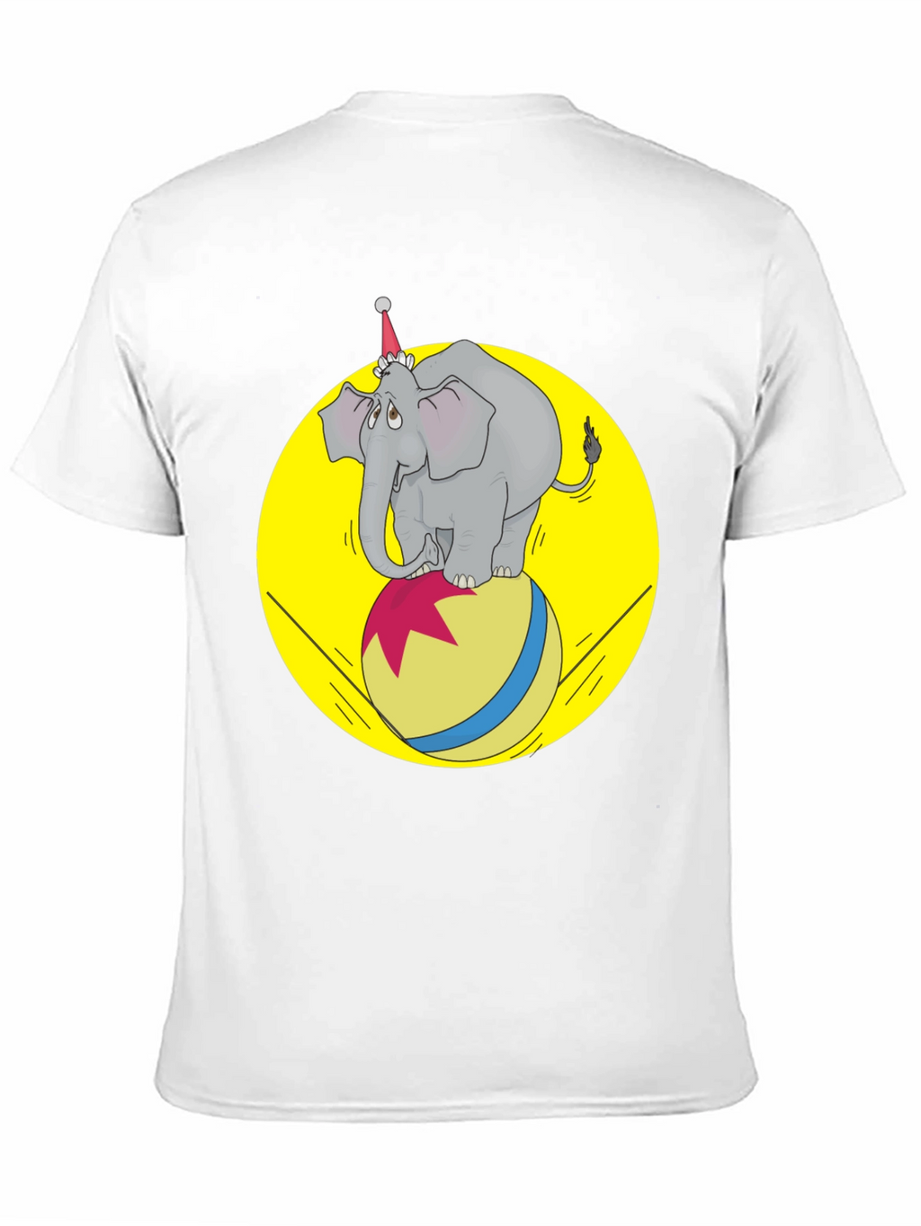 Circus Elephant T-Shirt - Novelty Graphic Tee