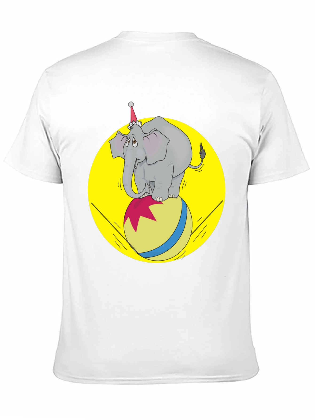 Circus Elephant T-Shirt - Novelty Graphic Tee