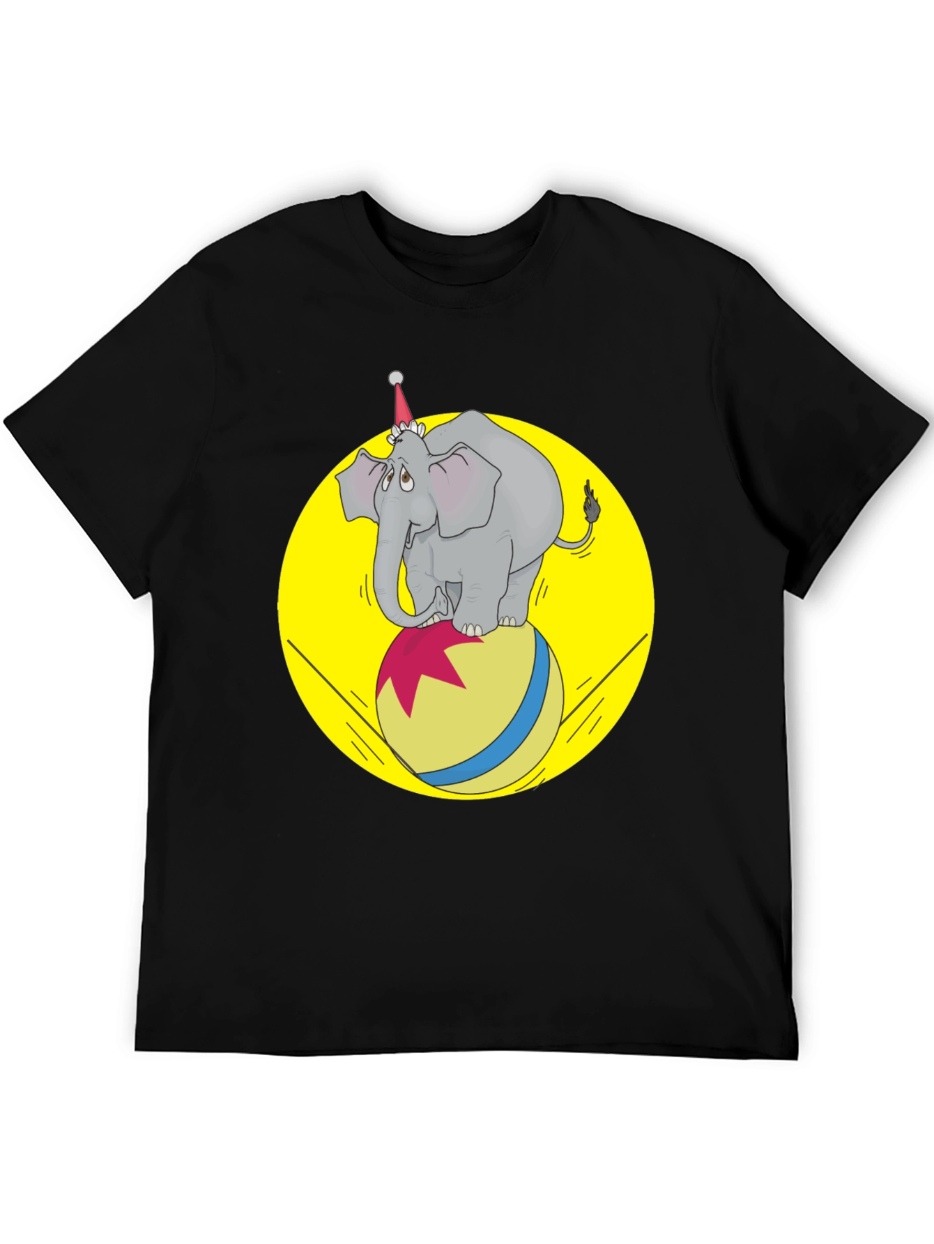 Circus Elephant T-Shirt - Novelty Graphic Tee