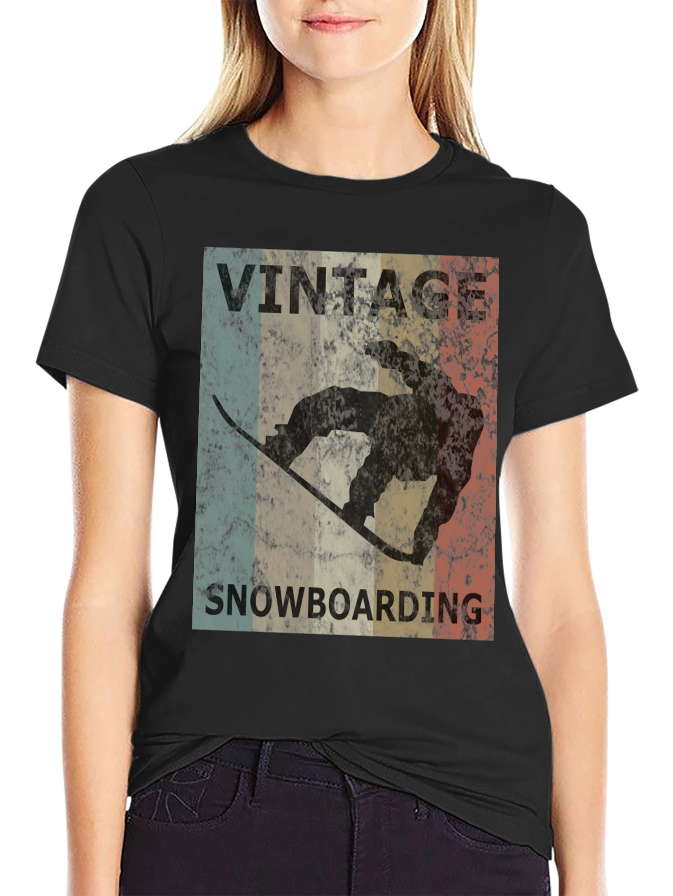 Vintage Snowboarding T-Shirt