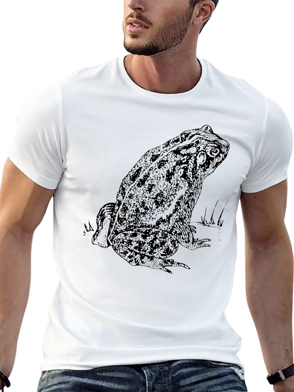 Toad Graphic Tee - Unisex Black T-Shirt