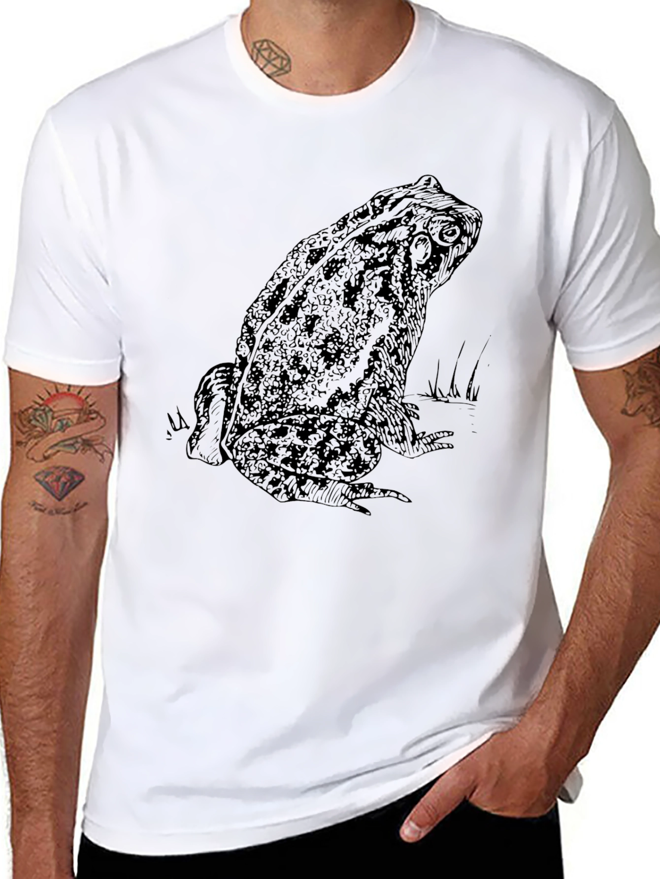 Toad Graphic Tee - Unisex Black T-Shirt