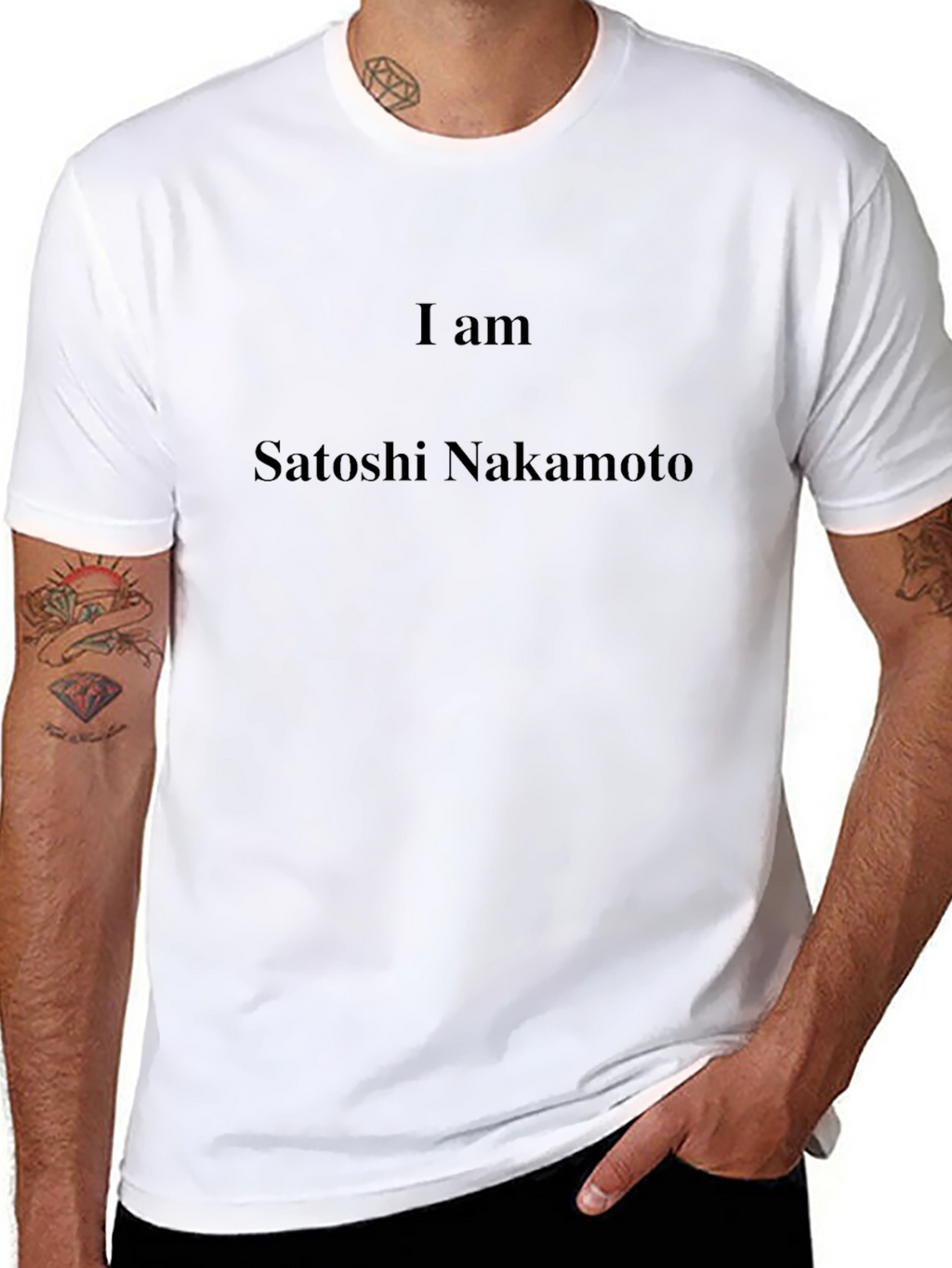 I am Satoshi Nakamoto T-Shirt - Crypto Tee