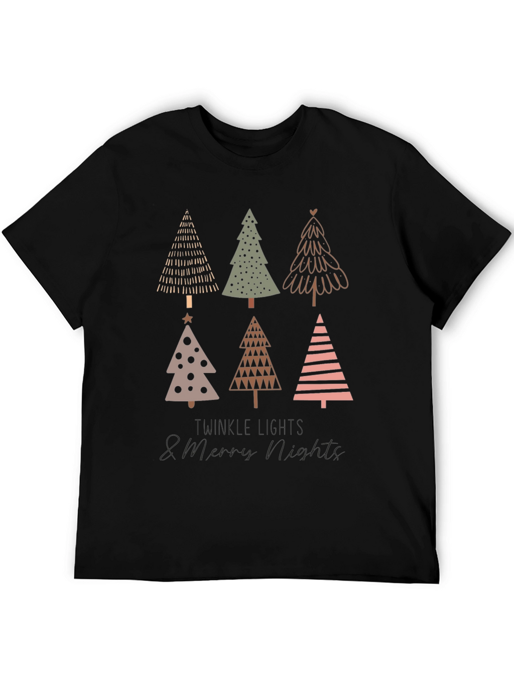 Christmas Tree Graphic Tee - Holiday Style