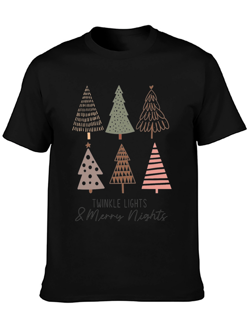 Christmas Tree Graphic Tee - Holiday Style