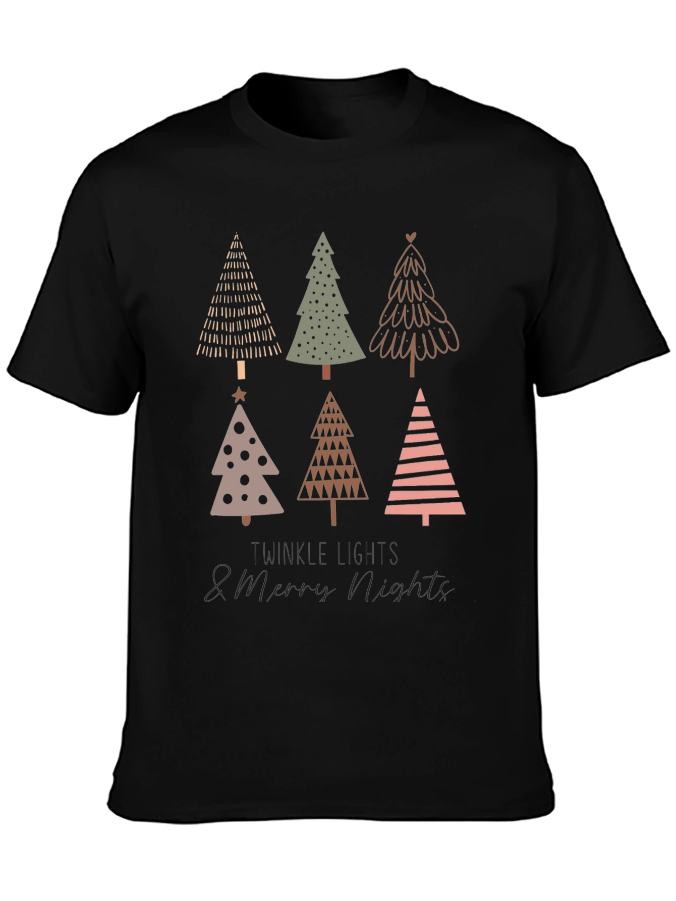 Christmas Tree Graphic Tee - Holiday Style