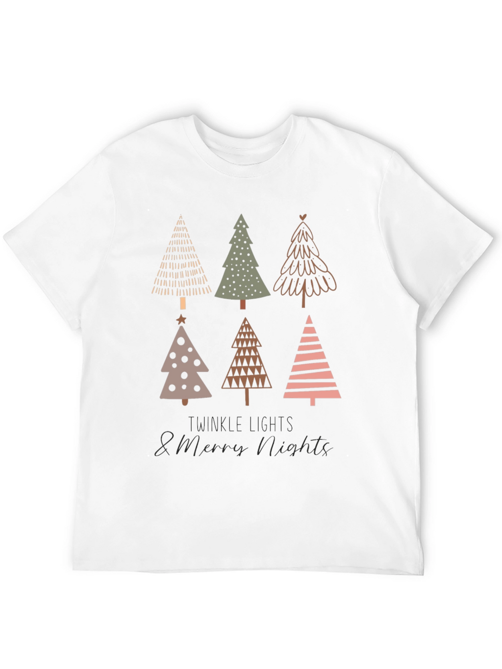 Christmas Tree Graphic Tee - Holiday Style