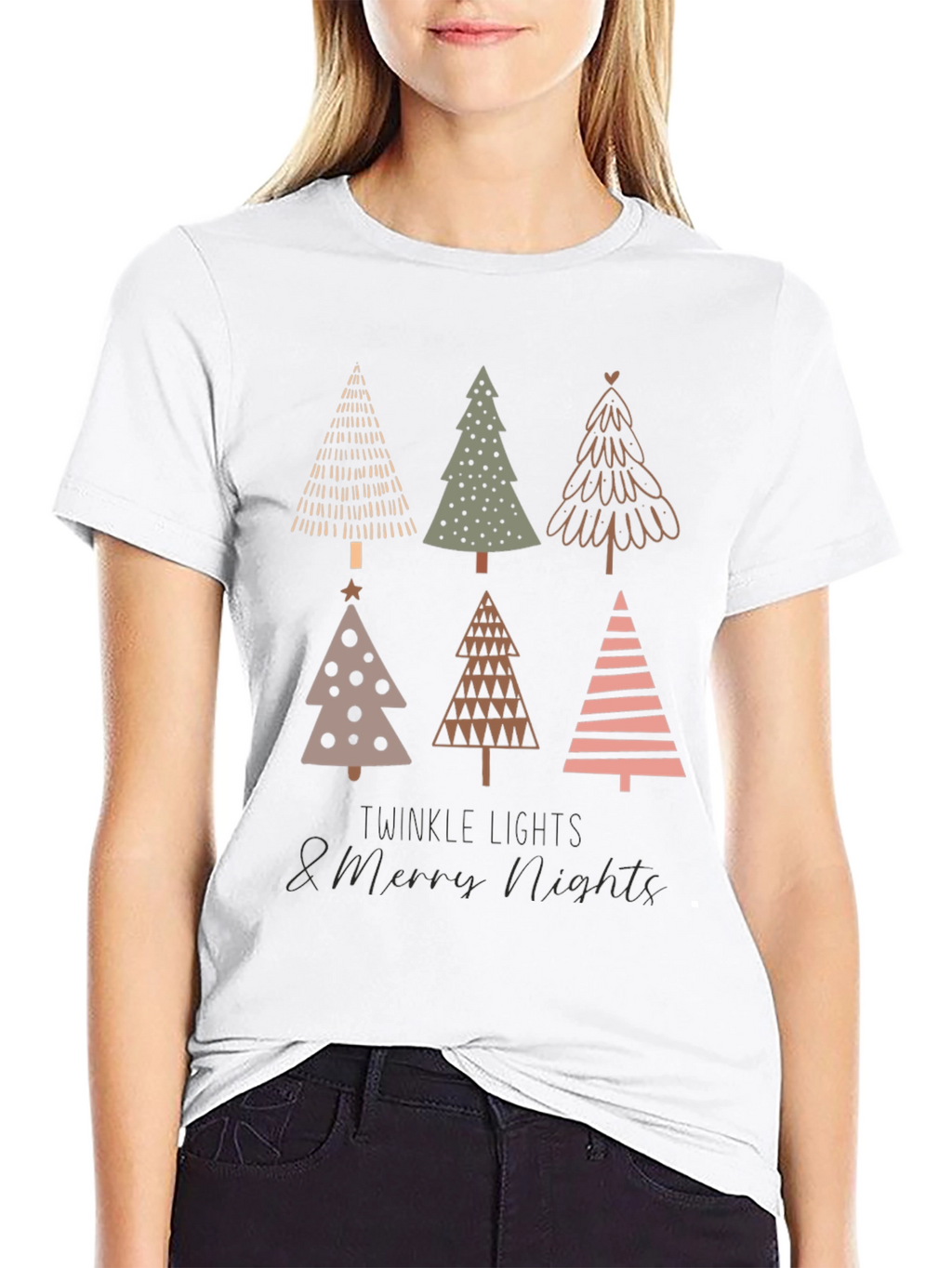Christmas Tree Graphic Tee - Holiday Style