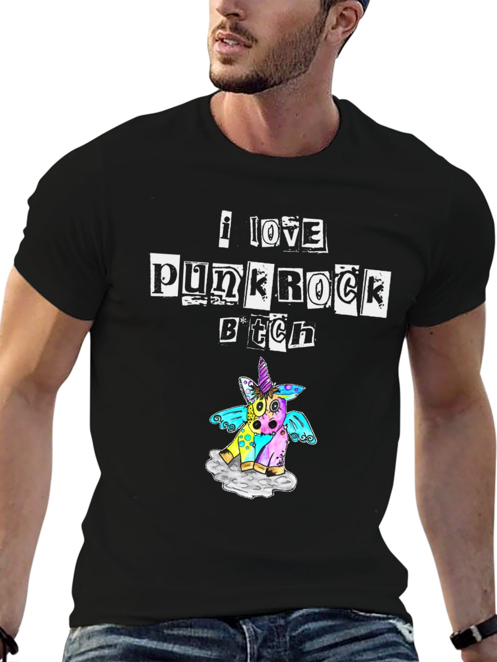 I Love Punk Rock Graphic Tee