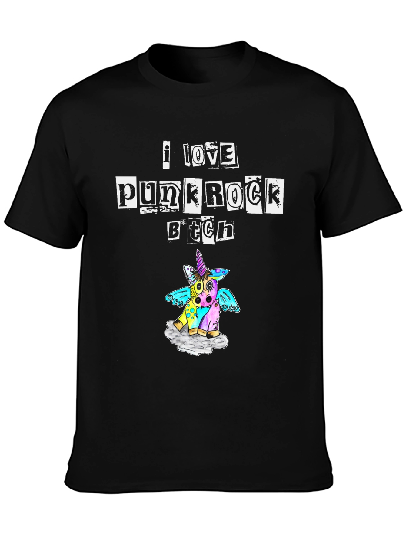 I Love Punk Rock Graphic Tee