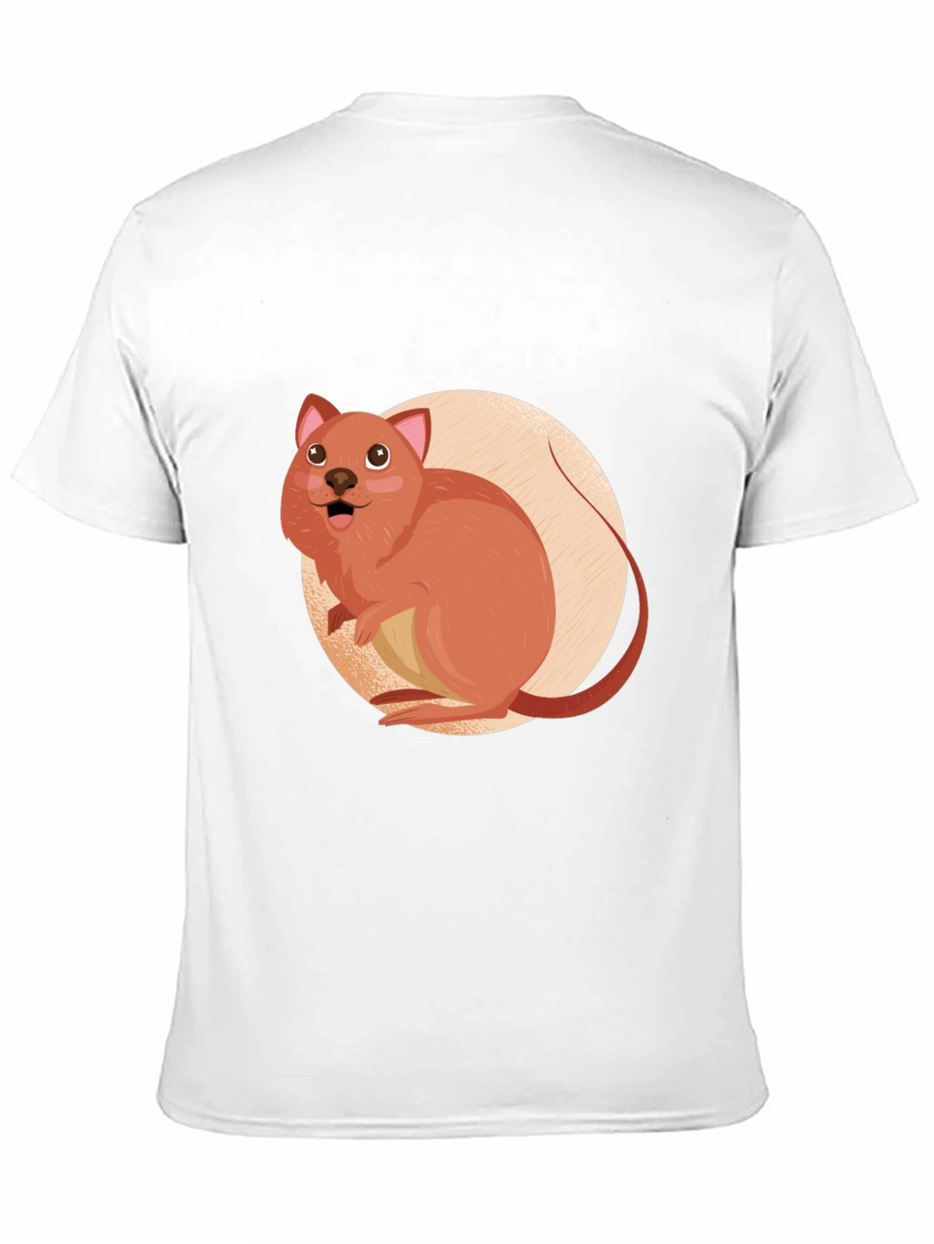 Cute Quokka T-Shirt - Black Cotton Tee