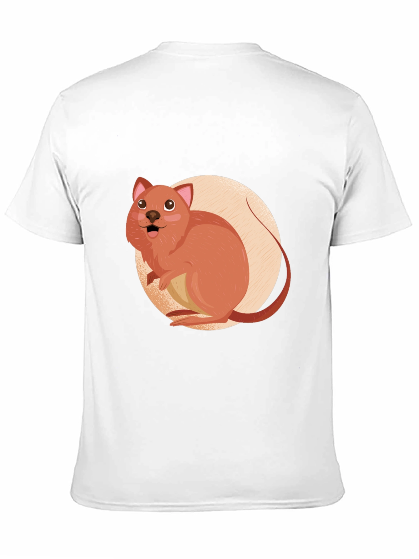 Cute Quokka T-Shirt - Black Cotton Tee