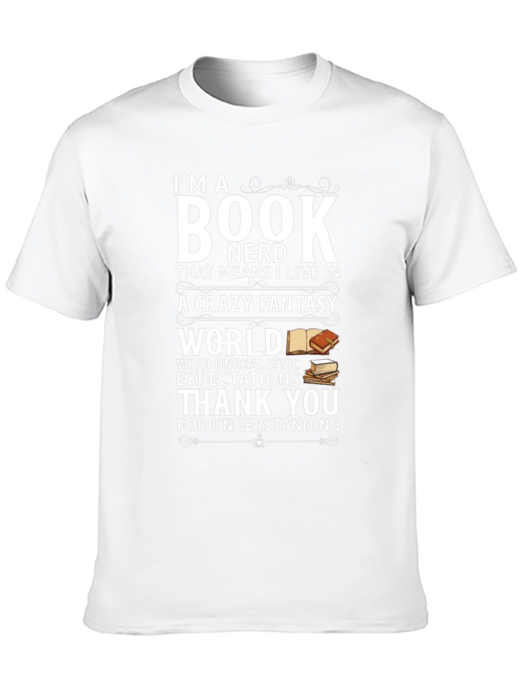 Book Nerd T-Shirt: Fantasy World Tee