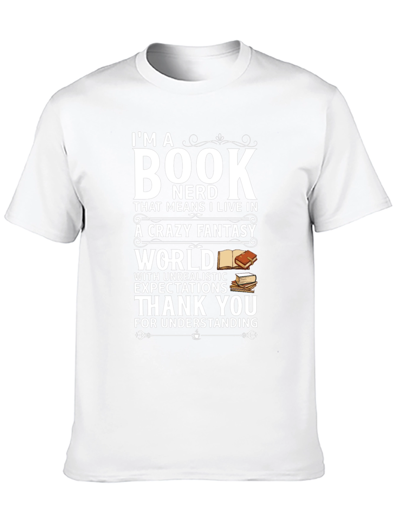 Book Nerd T-Shirt: Fantasy World Tee