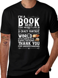 Book Nerd T-Shirt: Fantasy World Tee