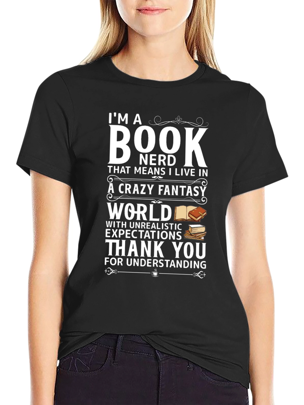 Book Nerd T-Shirt: Fantasy World Tee