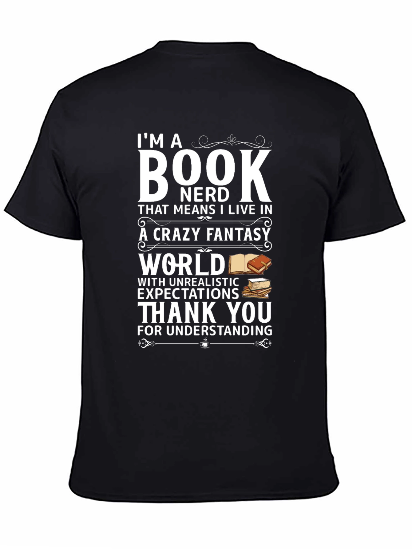 Book Nerd T-Shirt: Fantasy World Tee