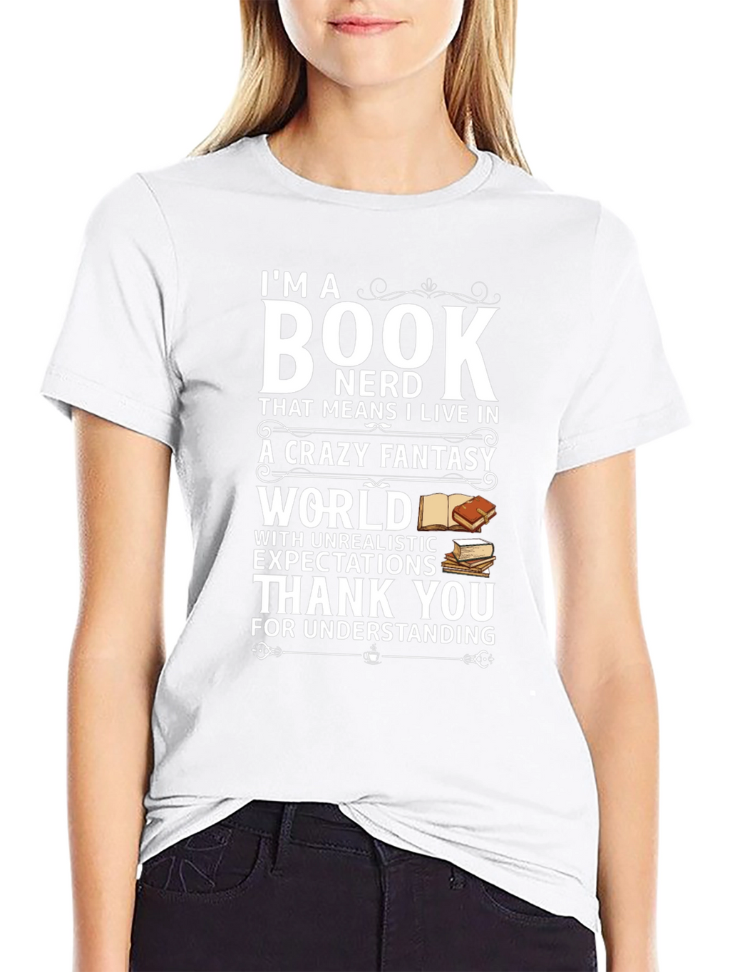 Book Nerd T-Shirt: Fantasy World Tee