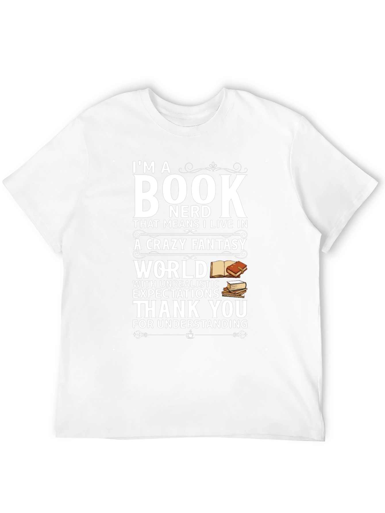 Book Nerd T-Shirt: Fantasy World Tee