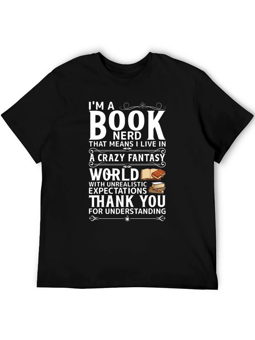 Book Nerd T-Shirt: Fantasy World Tee