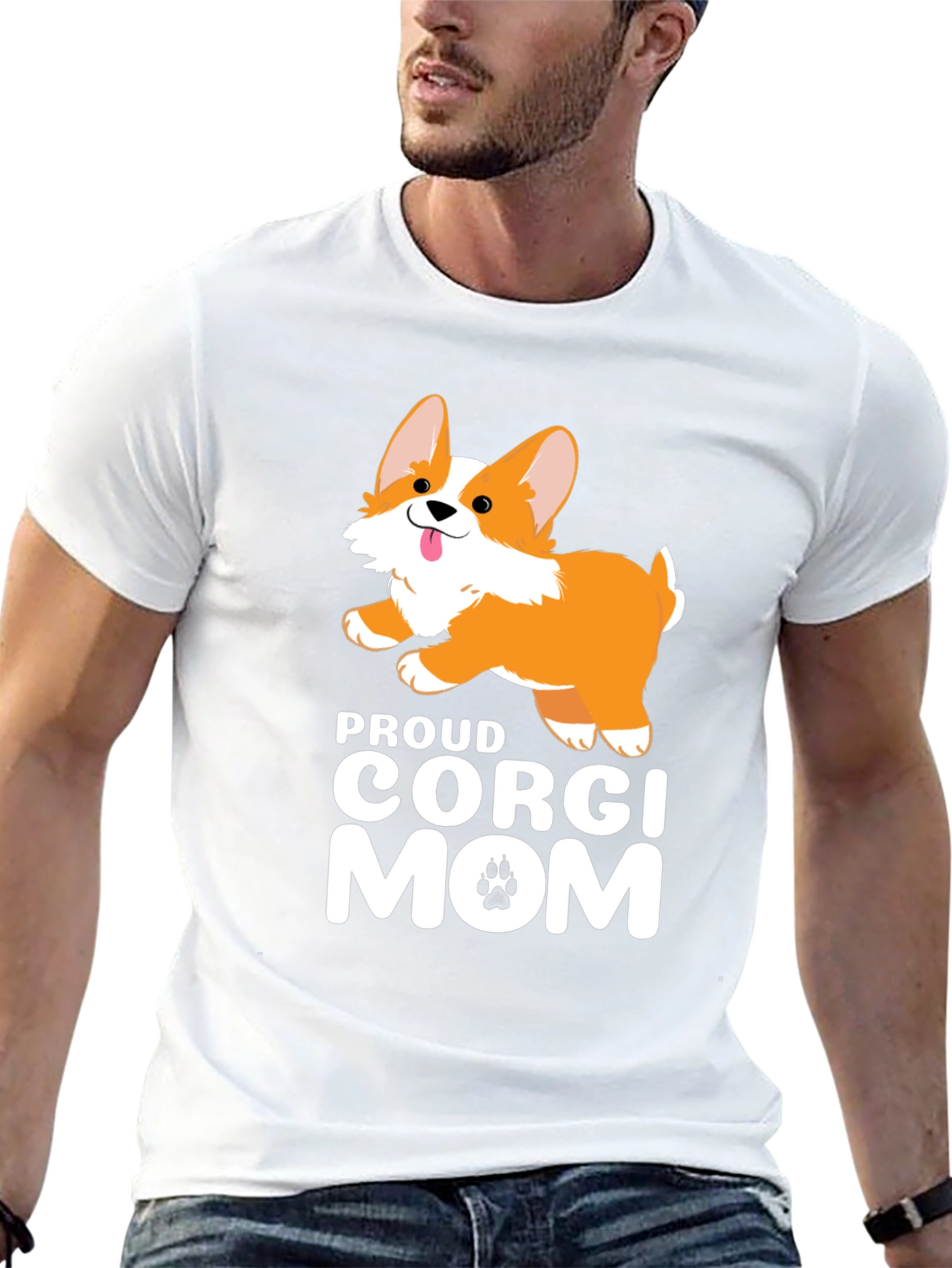 Proud Corgi Mom Graphic Tee
