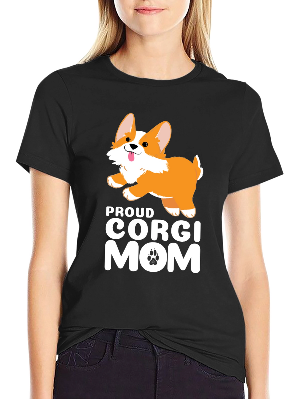 Proud Corgi Mom Graphic Tee