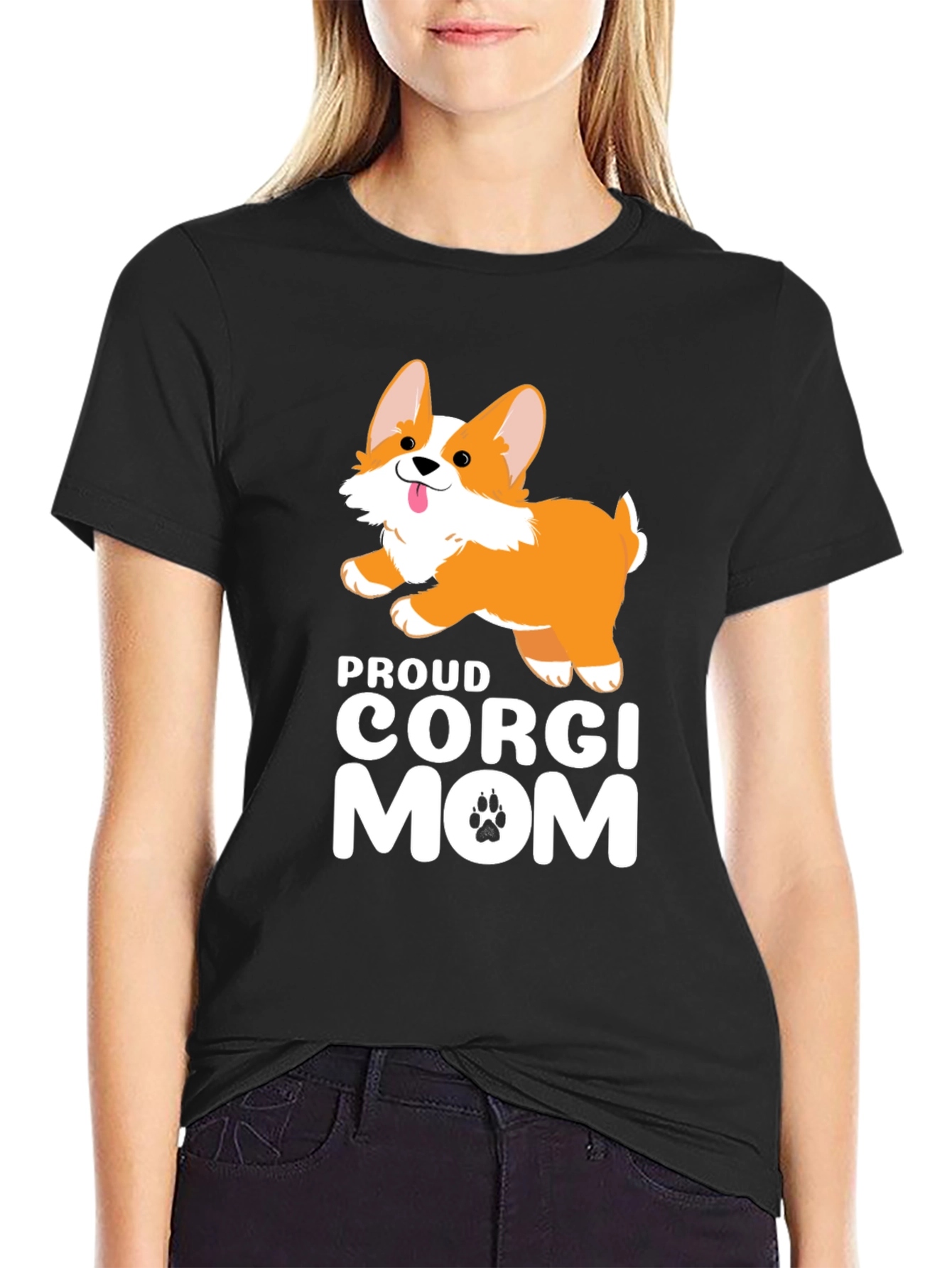 Proud Corgi Mom Graphic Tee