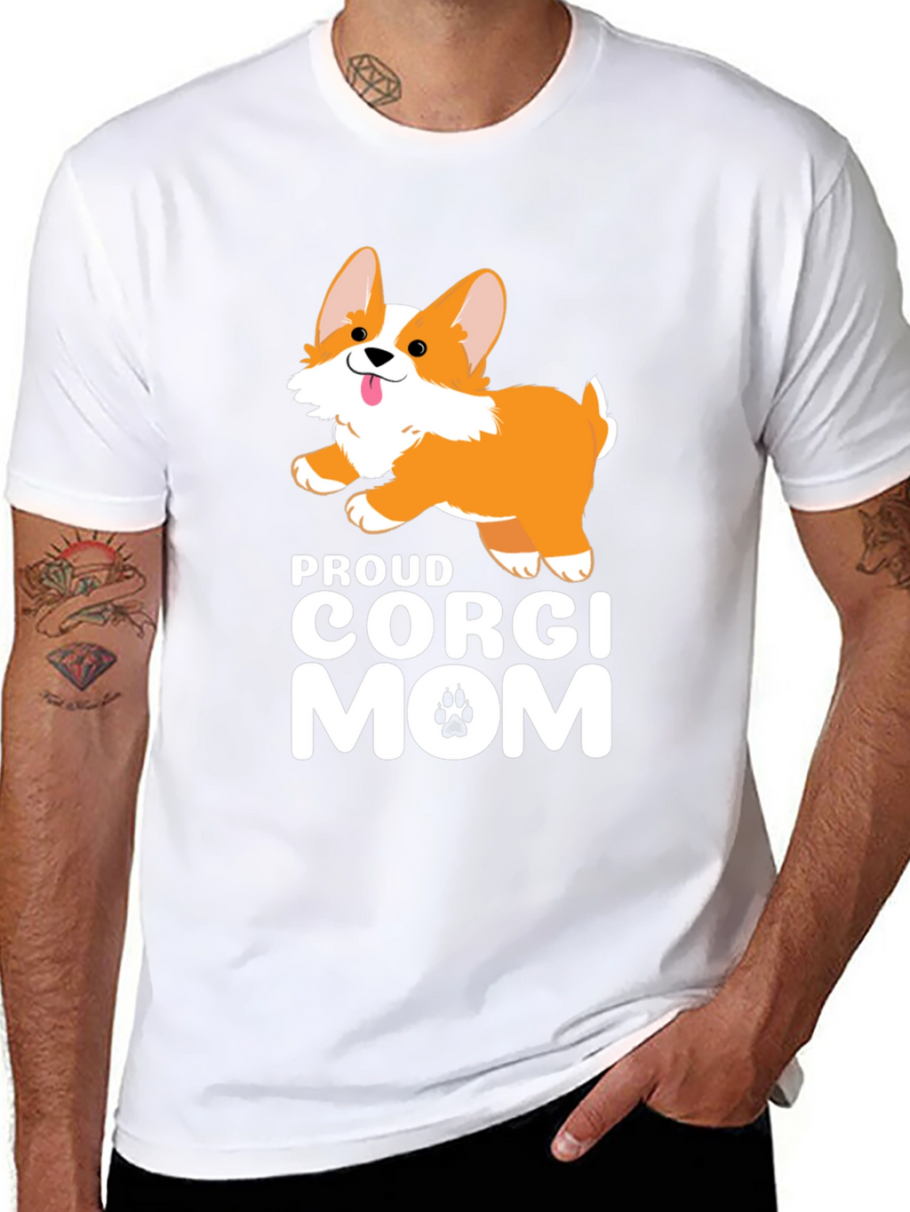 Proud Corgi Mom Graphic Tee