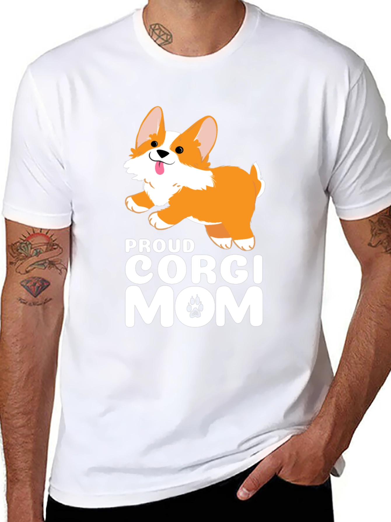 Proud Corgi Mom Graphic Tee