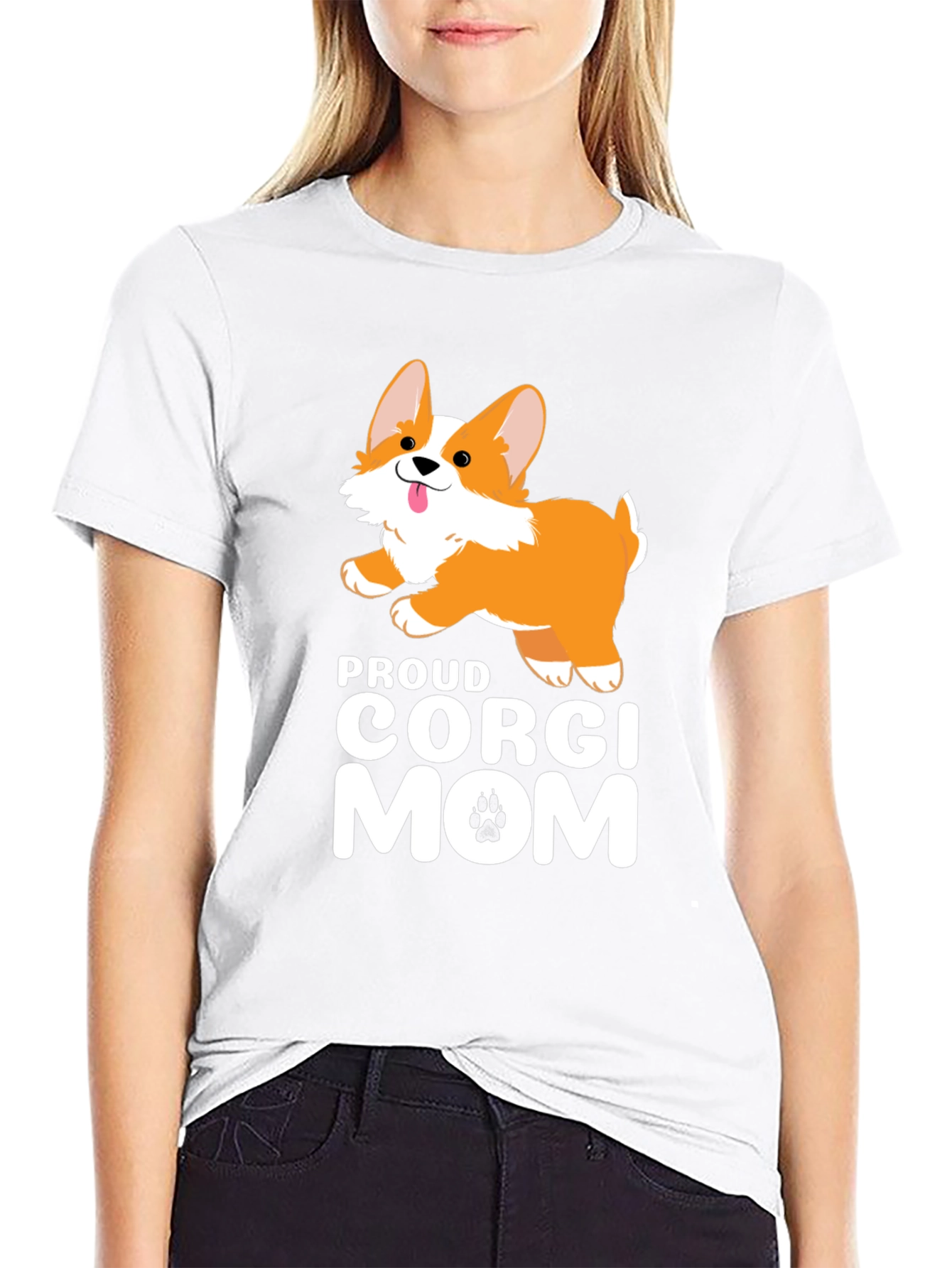 Proud Corgi Mom Graphic Tee
