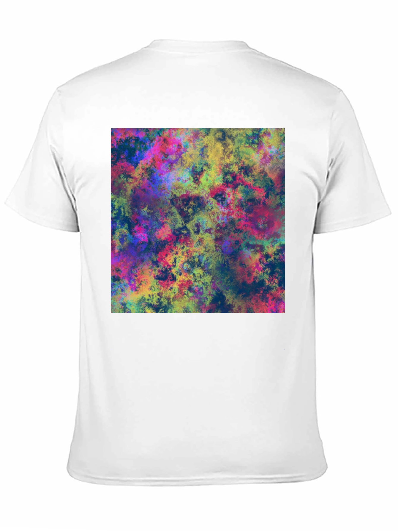 Abstract Art Print Black T-Shirt