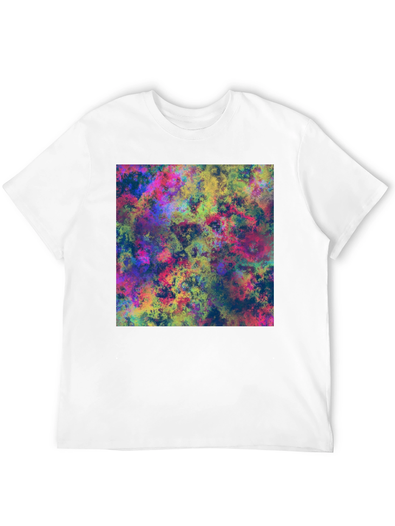 Abstract Art Print Black T-Shirt