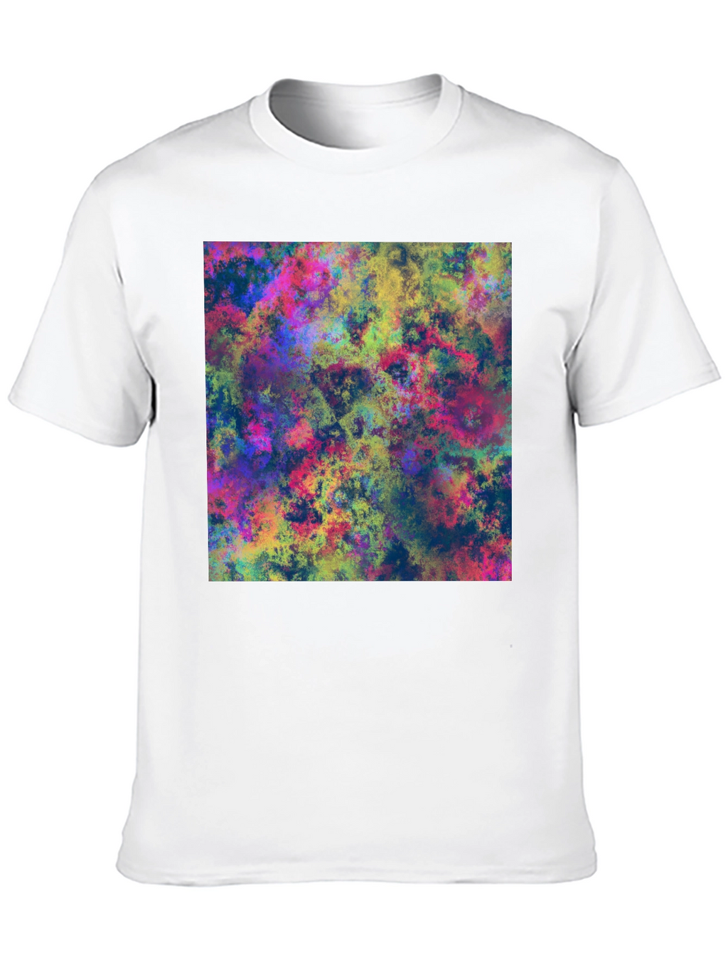 Abstract Art Print Black T-Shirt