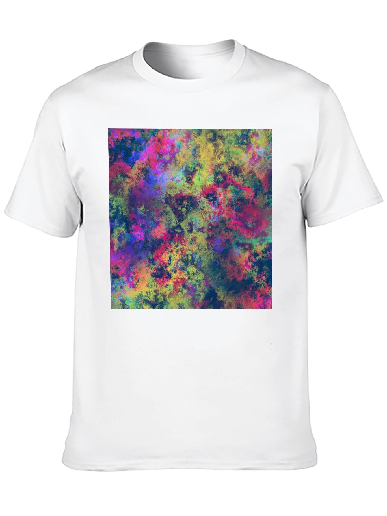 Abstract Art Print Black T-Shirt
