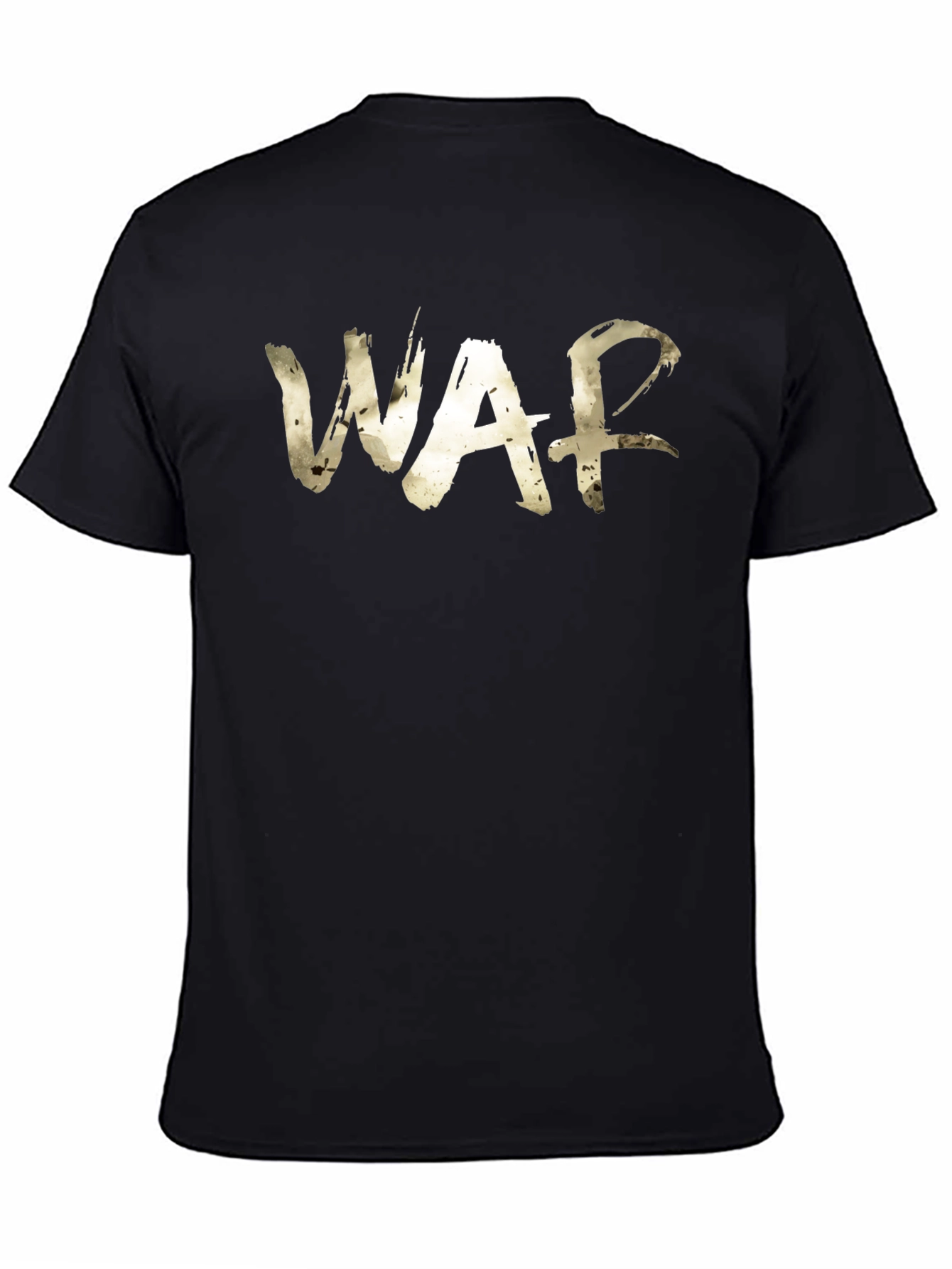 WAF Graphic Tee - Stylish Black Cotton T-Shirt