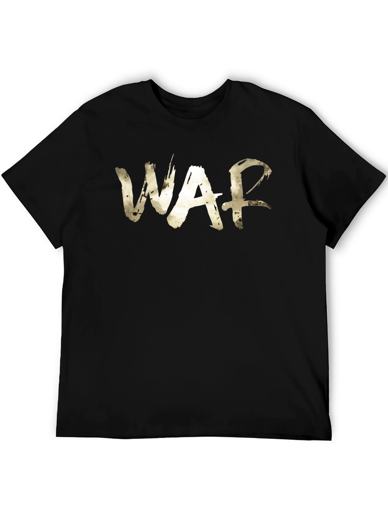 WAF Graphic Tee - Stylish Black Cotton T-Shirt