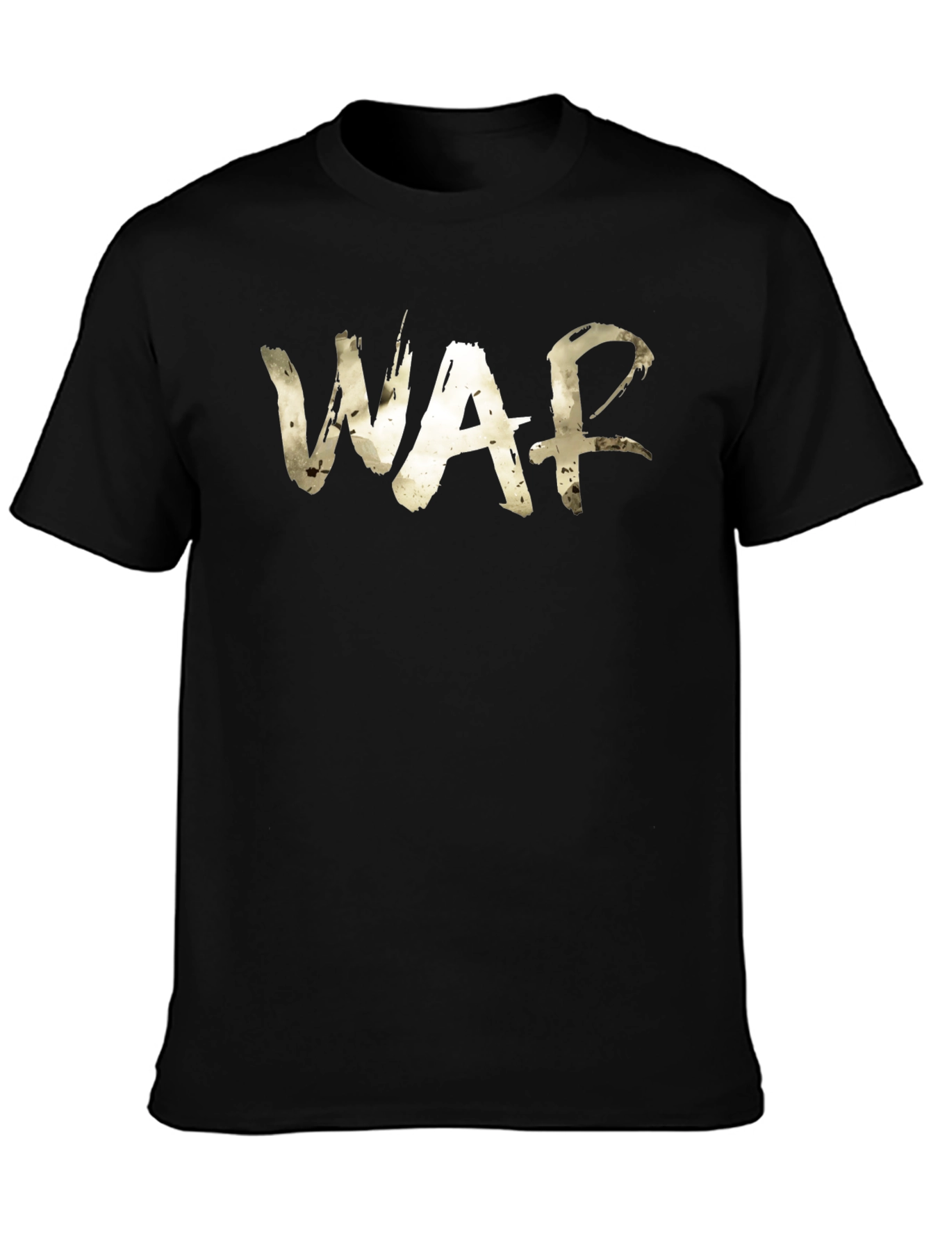 WAF Graphic Tee - Stylish Black Cotton T-Shirt