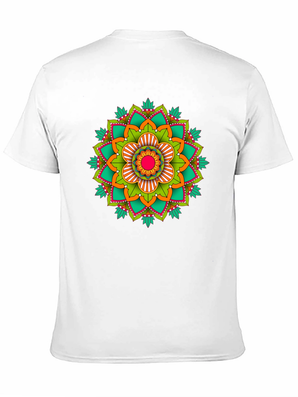 Mandala Graphic Print Black T-Shirt