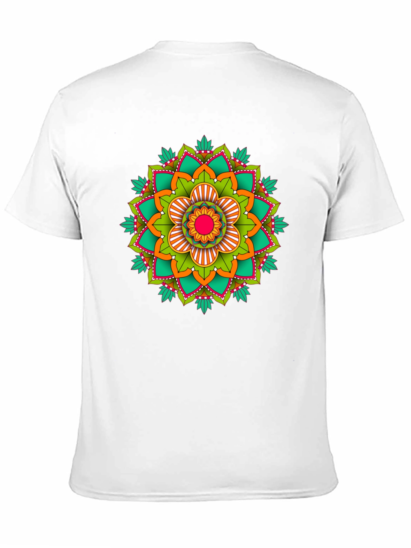 Mandala Graphic Print Black T-Shirt